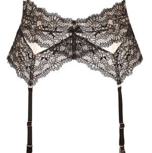 $155 New Myla heritage lace suspender garter w tag